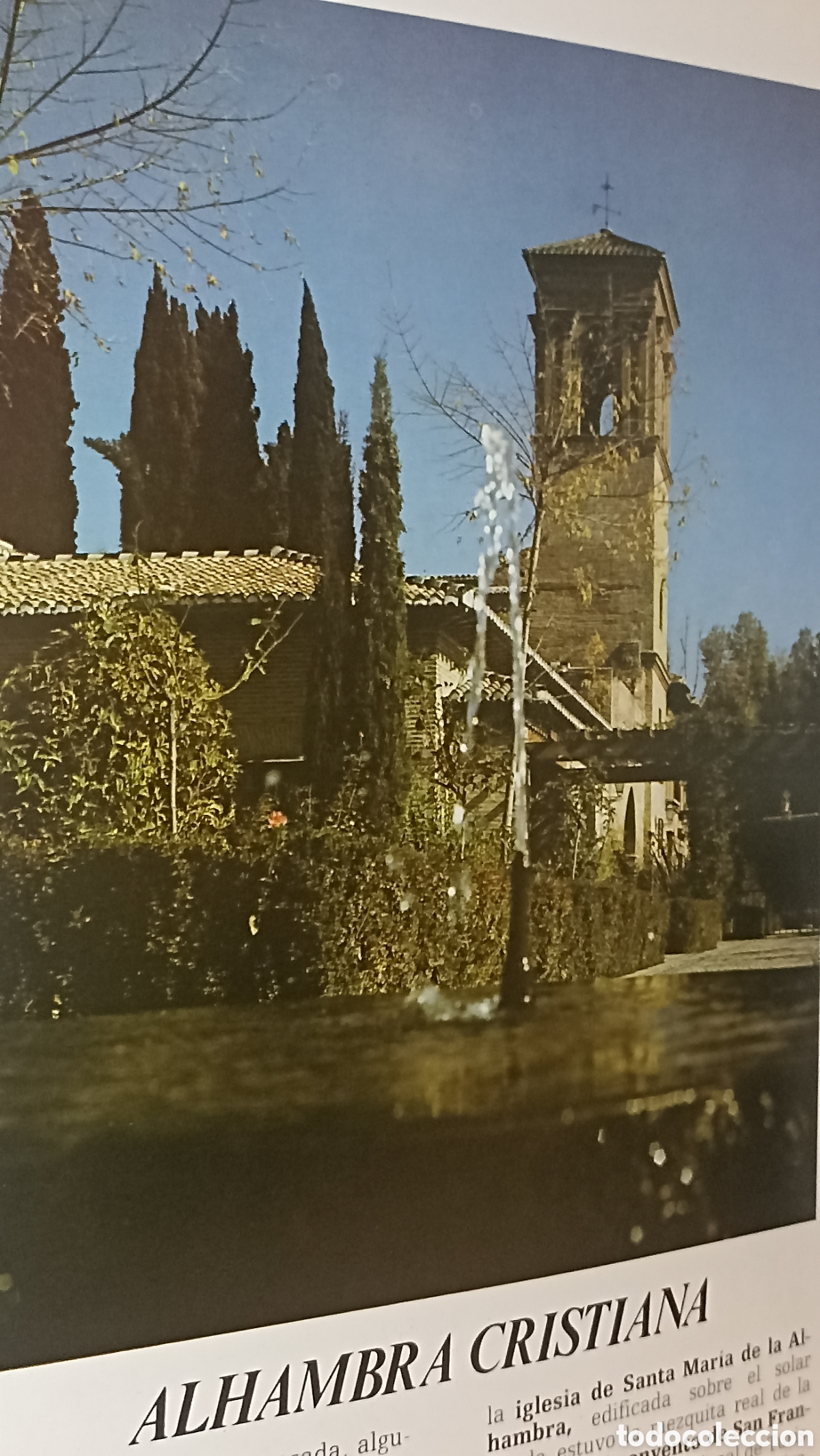 Libros de segunda mano: Libro &rdquo;La Alhambra y el Generalife&rdquo; (Ed. 1985) - Miguel S&aacute;nchez - Foto 4