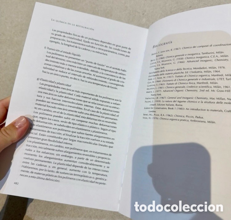 Libros de segunda mano: La Qu&iacute;mica en la restauraci&oacute;n. - Foto 14