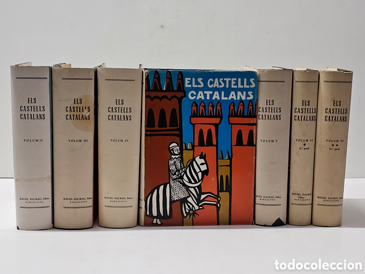 Libros de segunda mano: Colecci&oacute;n Els Castells Catalans (7 Vol&uacute;menes) - Rafael Dalmau Editor