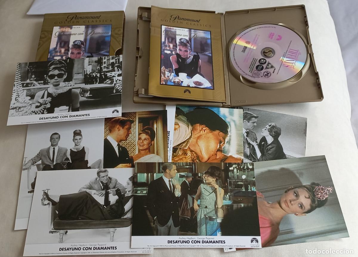 Libros de segunda mano: DESAYUNO CON DIAMANTES DVD + 8 POSTALES Y LIBRETO. AUDREY HEPBURN. GEORGE PEPPARD