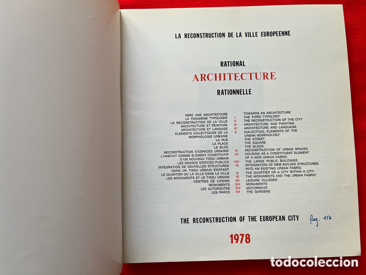 Libros de segunda mano: Book Rational Architecture / Architecture Rationnelle - Foto 5