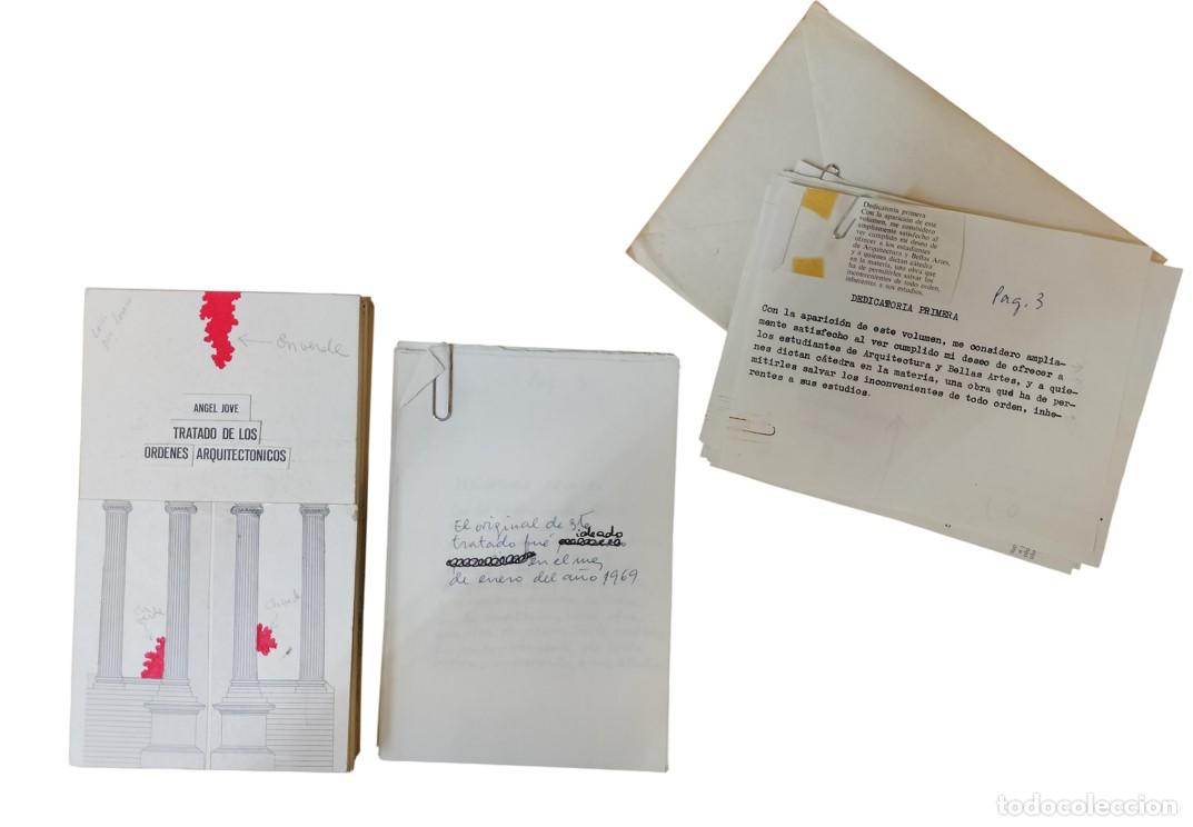 Libros de segunda mano: MAQUETA DEL TRATADO DE &Oacute;RDENES ARQUITECT&Oacute;NICOS. &Aacute;NGEL JOV&Eacute; Y &Oacute;SCAR TUSQUETS. PAPEL. 1969.