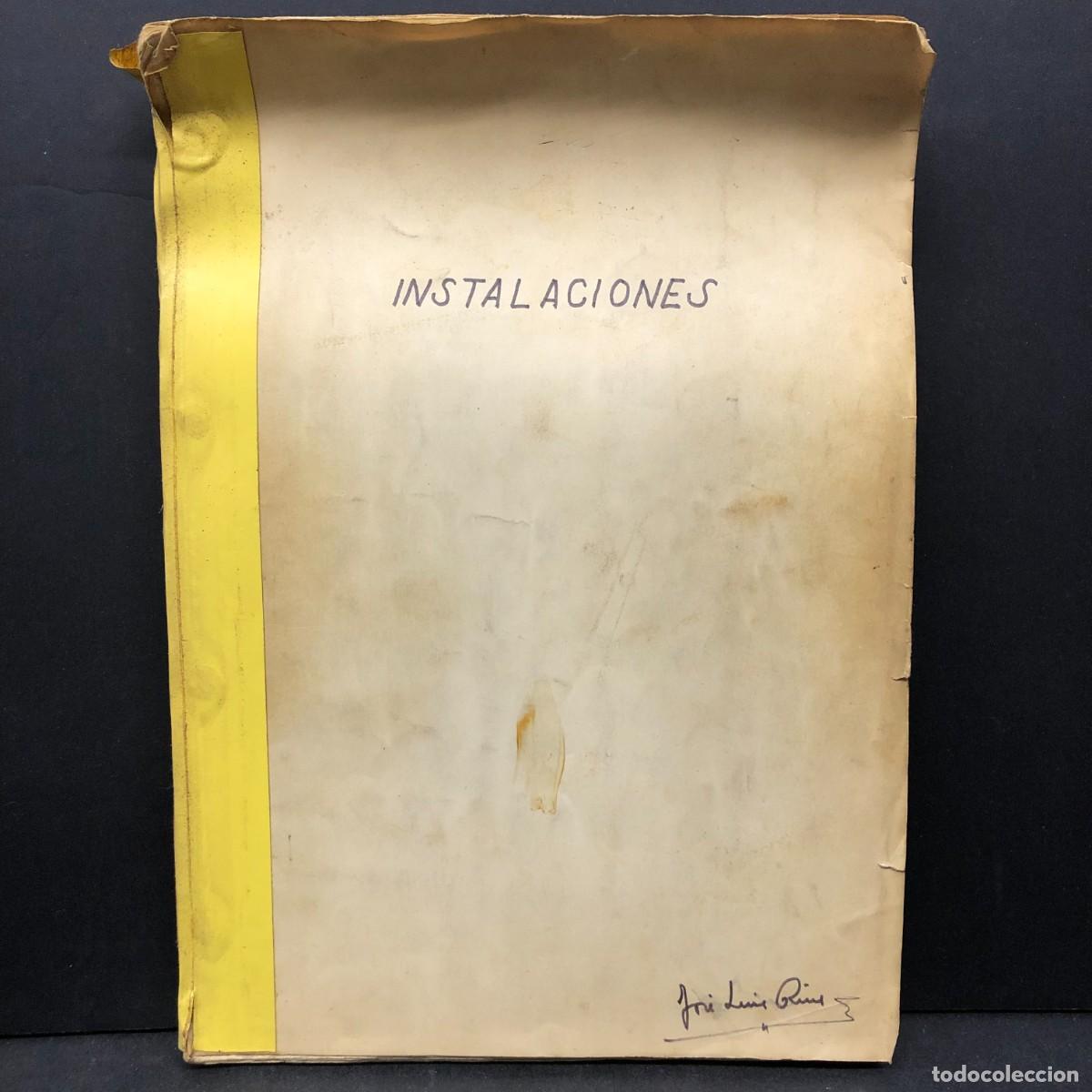 Libri di seconda mano: INSTALACIONES - APUNTES ARQUITECTURA - VER FOTOS - RAROS / 696
