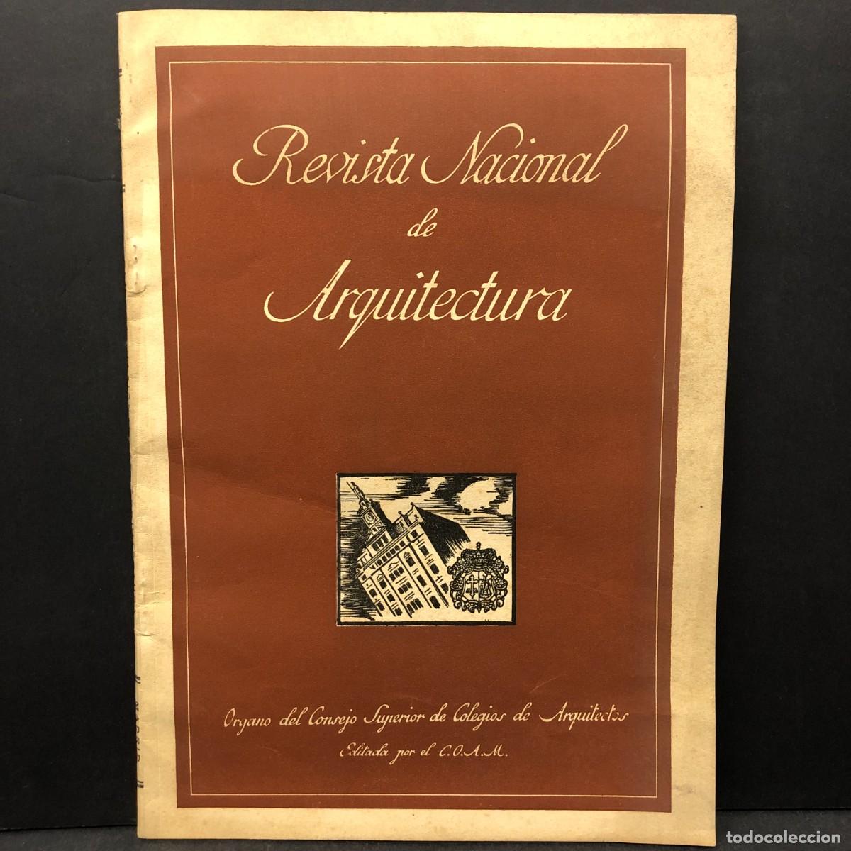 Libri di seconda mano: REVISTA NACIONAL DE ARQUITECTURA - CONSEJO SUPERIOR DEL COLEGIO DE ARQUITECTOS - N&Uacute;M. 60 / 760