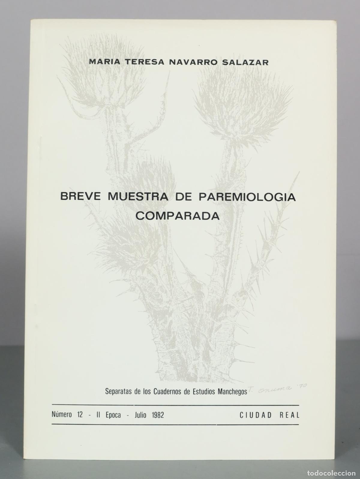 Livres d'occasion: Breve muestra de paremiologia comparada - Maria Teresa Navarro Salazar - Editorial Clunia