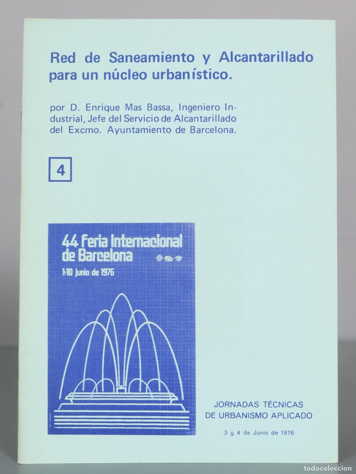 Livros em segunda m&atilde;o: Red de Saneamiento y Alcantarillado para un nucleo urbanistico - Enrique Mas Bassa - Feria