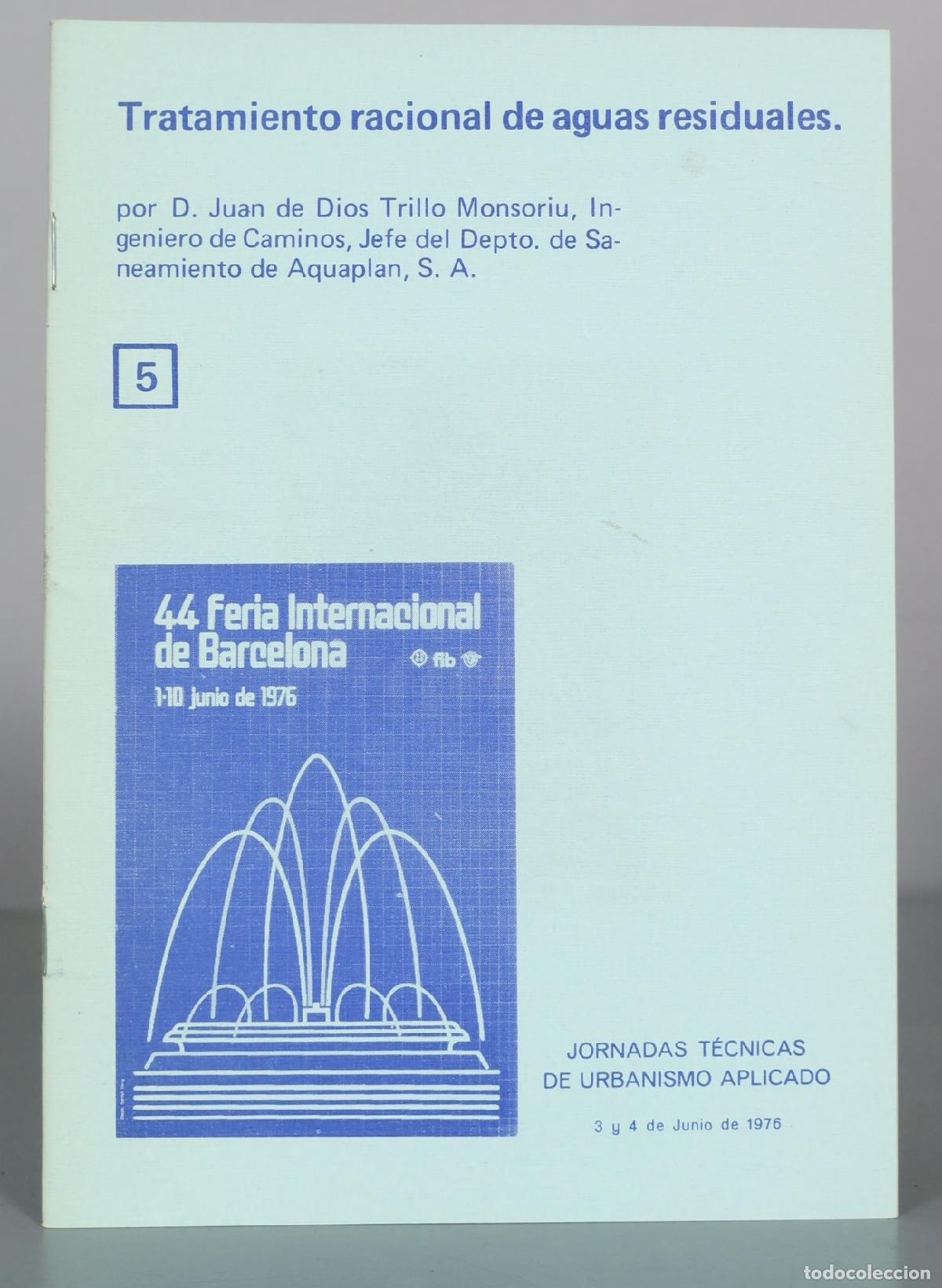 Livros em segunda m&atilde;o: Tratamiento racional de aguas residuales - Juan de Dios Trillo Monsoriu - Feria Internacional de