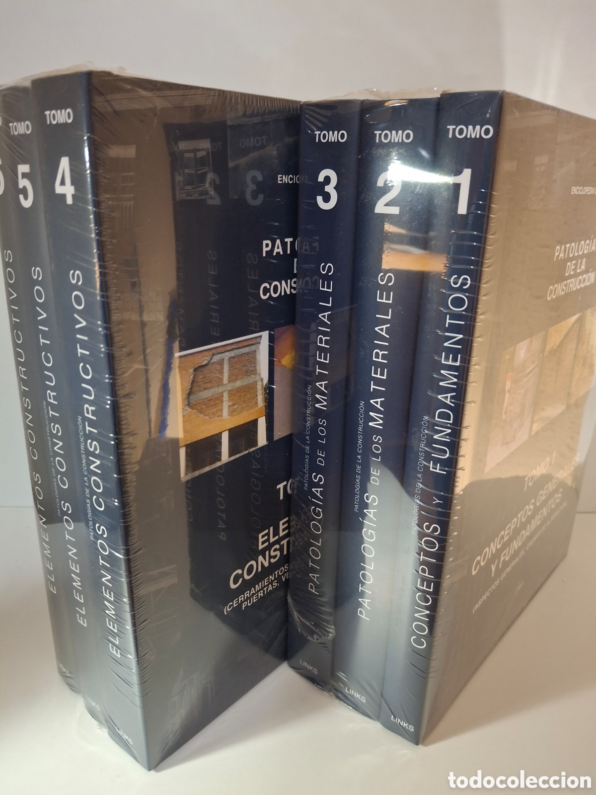 Libros de segunda mano: PATOLOGIAS DE LA CONSTRICCION, 6 TOMOS + CD (NUEVOS RETRACTILADOS), ENCICLOPEDIA BROTO, LINKS, 2006