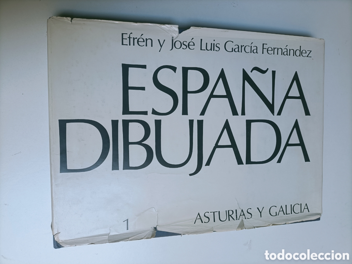 Libros de segunda mano: Espa&ntilde;a dibujada. Asturias y Galicia . Temas asturianos gallegos