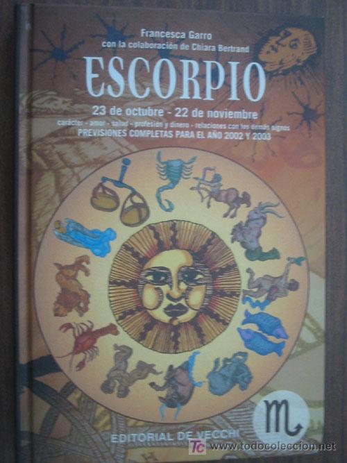Libros de segunda mano: ESCORPIO. GARRO, Francesca. 2001. De Vecchi - Foto 1