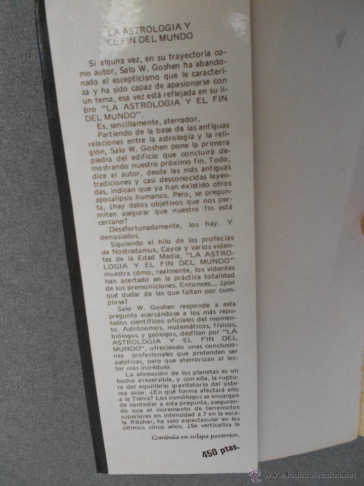 Libros de segunda mano: ASTROLOGIA Y EL FIN DEL MUNDO - Foto 3