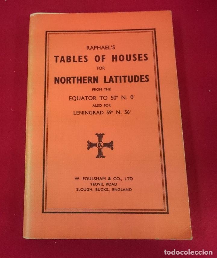 Libros de segunda mano: TABLES OF HOUSES NORTHERN LATITUDES, (inglés) - Foto 1 - 69973205