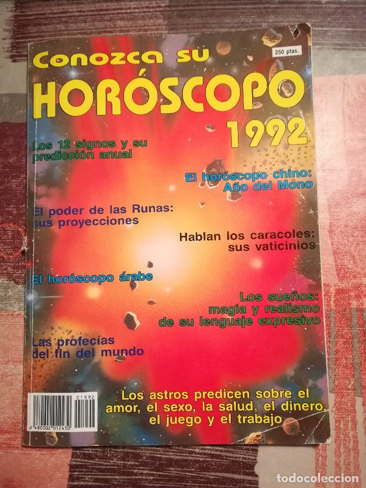 Libros de segunda mano: Conozca su hor&oacute;scopo 1992 - Foto 1