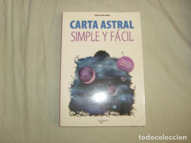 Libros de segunda mano: CARTA ASTRAL SIMPLE Y FACIL . LAURENT JAMES SAMSON