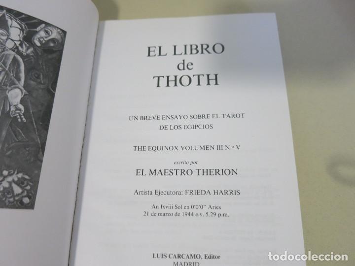 Libros de segunda mano: EL LIBRO DE THOTH TAROT EGIPCIO ALEISTER CROWLEY - Foto 3