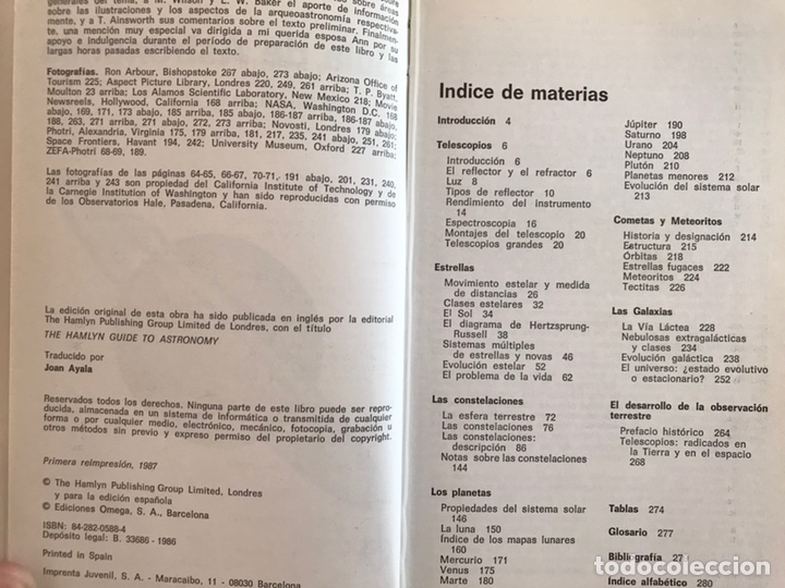 Libros de segunda mano: Gu&iacute;a de astronom&iacute;a. David Baker. Omega - Foto 4