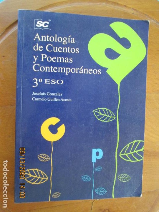 antologia de cuentos y poemas contemporaneos 3º - Compra venta en  todocoleccion