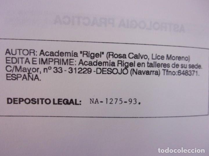 Libros de segunda mano: ASTROLOGIA PRACTICA / ACADEMIA RIGEL - Foto 2