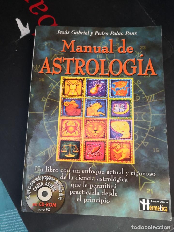 LIBRO MANUAL DE ASTROLOGIA CON CD - JESUS GABRIEL Y PEDRO PALAO PONS.2001 (Libros de Segunda Mano - Parapsicología y Esoterismo - Astrología)