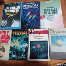 Libros de segunda mano: IS-164 LOTE LIBROS PLATILLOS VOLANTES TELEPATÍA GALAXIAS ECT