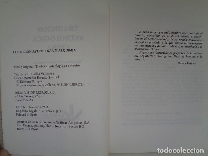 Libros de segunda mano: TRADICION ASTROLOGICA CHINA - Foto 4