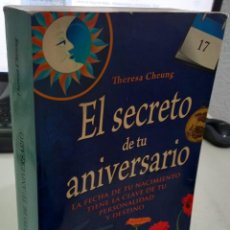 Libros de segunda mano: EL SECRETO DE TU ANIVERSARIO - CHEUNG, THERESA. Lote 317183283