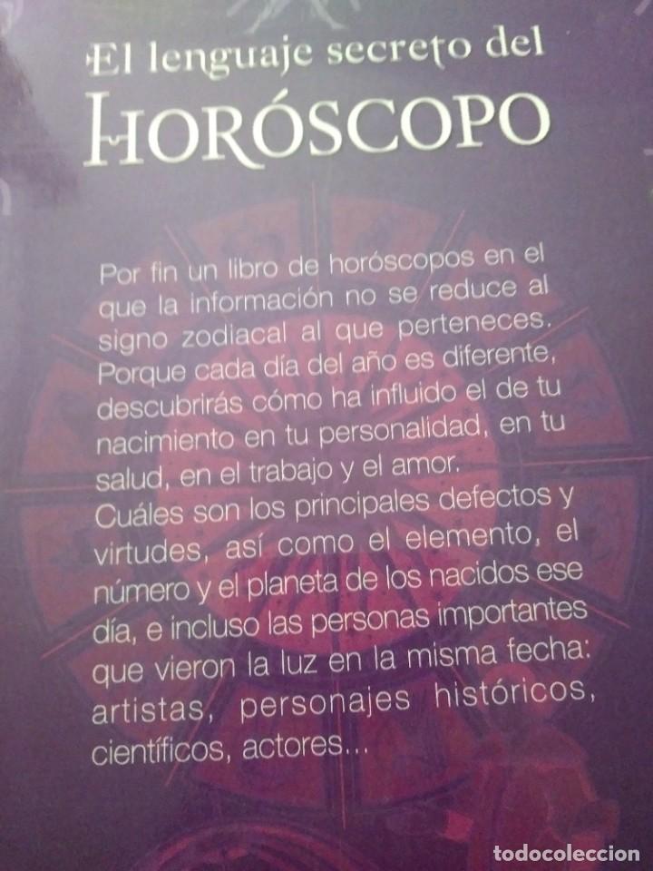 Libros de segunda mano: &rdquo;El lenguaje secreto del hor&oacute;scopo&rdquo; - Foto 2
