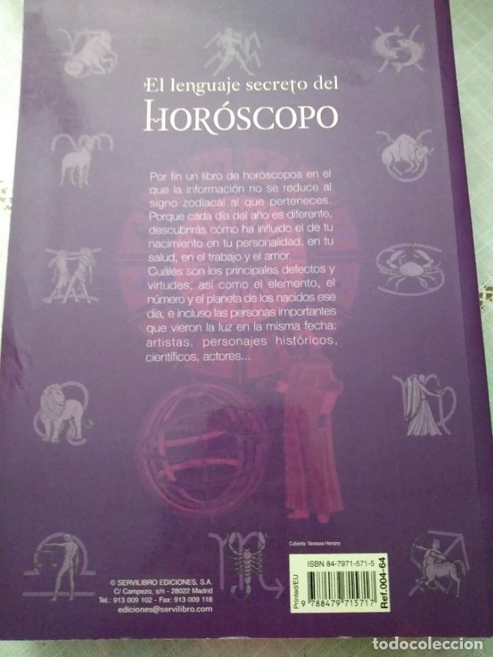 Libros de segunda mano: &rdquo;El lenguaje secreto del hor&oacute;scopo&rdquo; - Foto 3