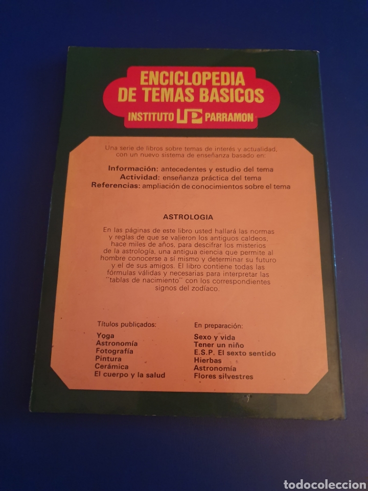 Libros de segunda mano: ASTROLOG&Iacute;A ENCICLOPEDIA DE TEMAS B&Aacute;SICOS INSTITUTO PARRAMON - Foto 2