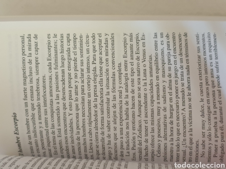 Libros de segunda mano: Escorpio. Caracter, suerte y amor. Edit. De Vecchi. - Foto 6
