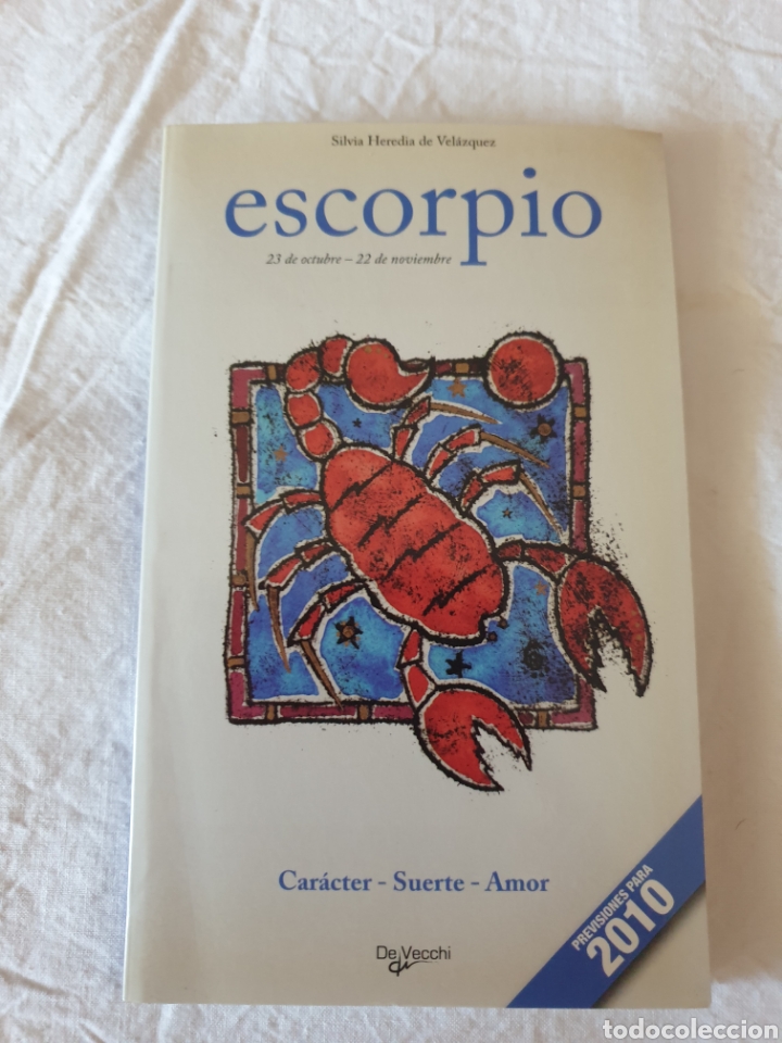 Libros de segunda mano: Escorpio. Caracter, suerte y amor. Edit. De Vecchi. - Foto 1