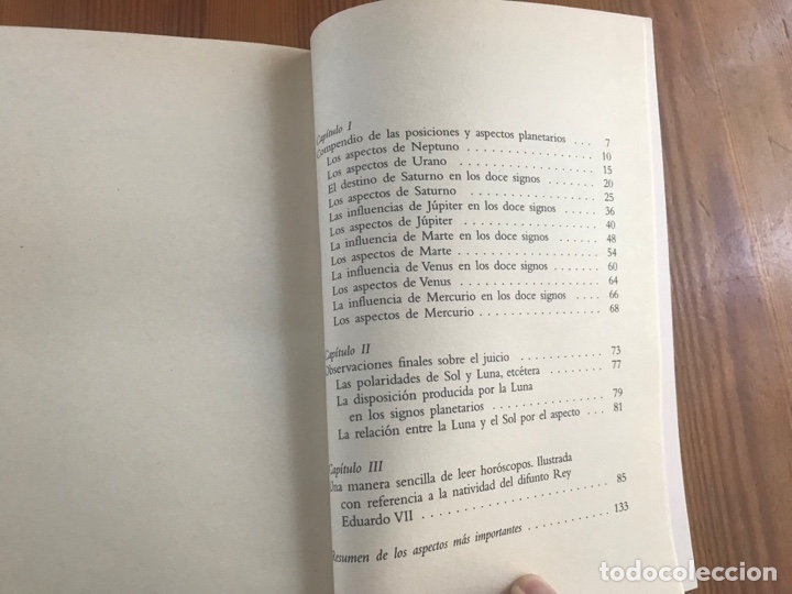 Libros de segunda mano: Los aspectos planetarios. Alan Leo - Foto 3
