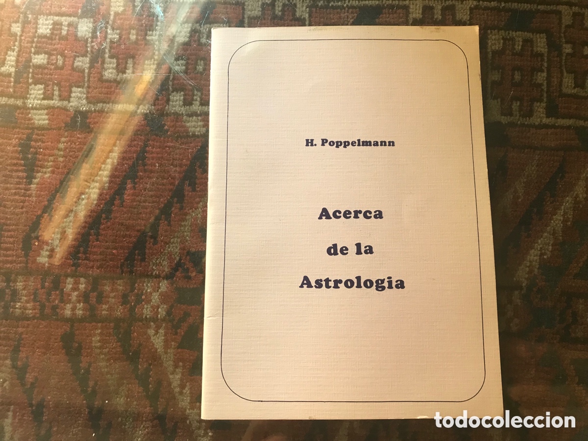 Libros de segunda mano: Acerca de la Astrolog&iacute;a. H. Poppelmann - Foto 1