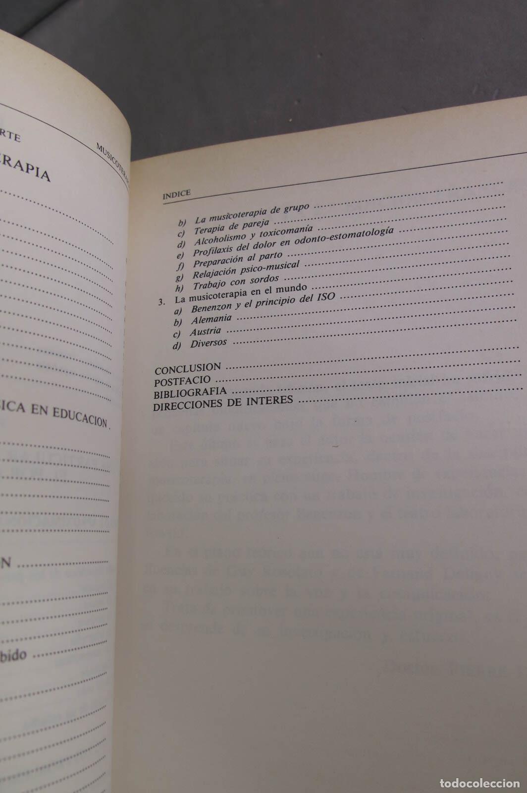 Libros de segunda mano: Musicoterapia. Ducourneau - Foto 4