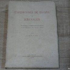Libros de segunda mano: ARKANSAS1980 OCULTISMO ESTADO DECENTE LIBRO EXPEDICIONES DE ESPAÑA A JERUSALEN 1958