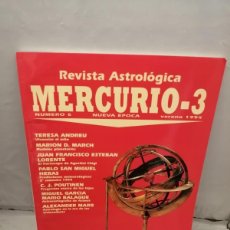 Libros de segunda mano: REVISTA ASTROLÓGICA MERCURIO-3, NUEVA ÉPOCA, NUM. 6: VERANO 1994