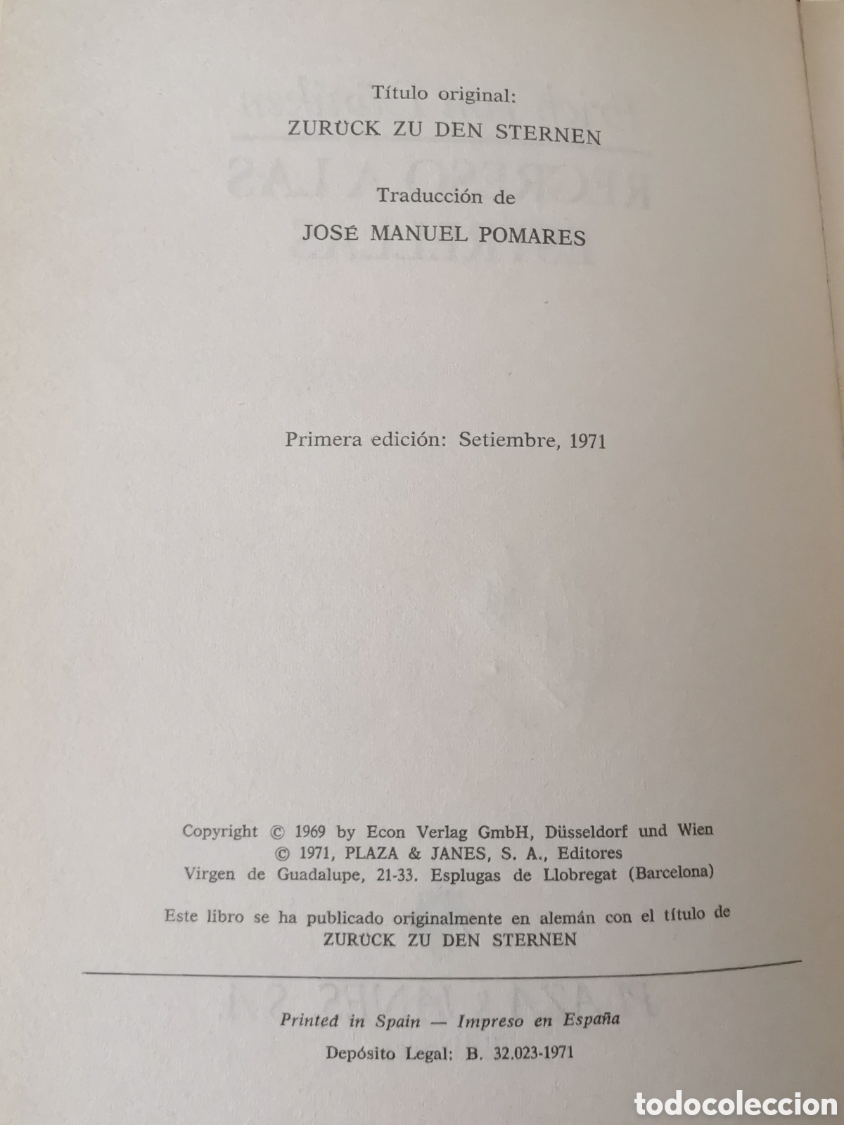 Libros de segunda mano: Dos libros, El c&oacute;digo Da Vinci y Regreso a las estrellas. - Foto 5