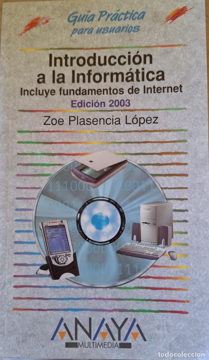 Libros de segunda mano: INTRODUCCION A LA INFORMATICA. INCLUYE FUNDAMENTOS DE INTERNET. EDICION 2003. - PLASENCIA LOPEZ, Zoe