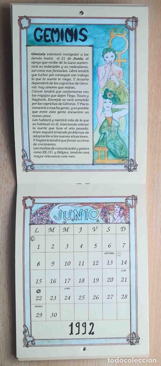 Libros de segunda mano: Tu Hos&oacute;scopa calendario 1992 - Foto 2