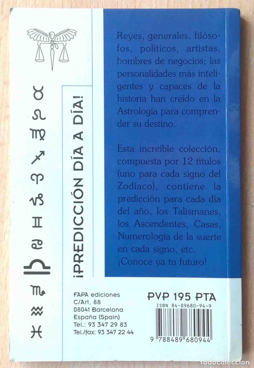 Libros de segunda mano: Hor&oacute;scopo Libra 1999 - Fapa Ediciones - Foto 2