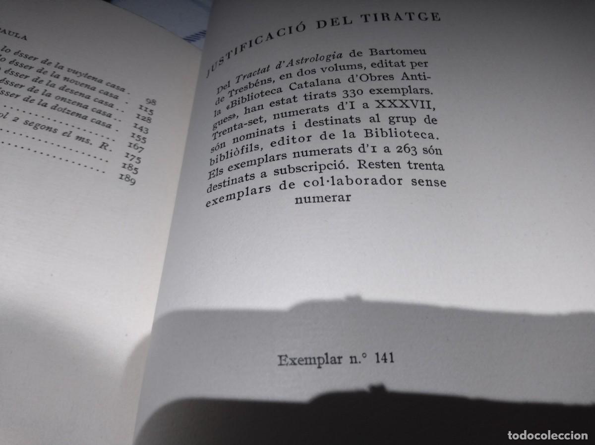 Libros de segunda mano: Tractat D, astrolog&iacute;a - Foto 2