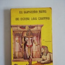 Libros de segunda mano: EL SUPREMO ARTE DE ECHAR LAS CARTAS DR MOORNE 1975