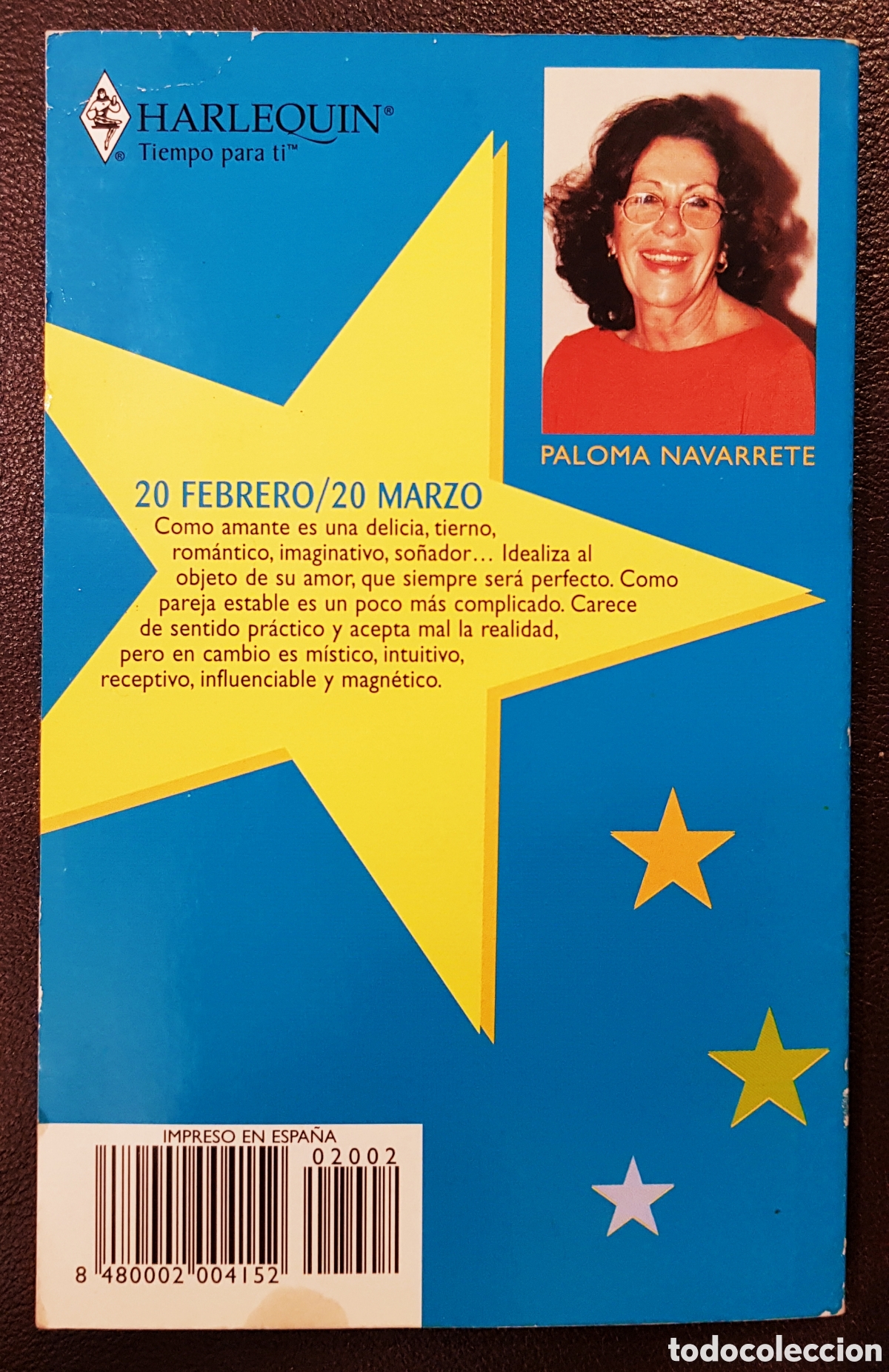 Libros de segunda mano: Libro hor&oacute;scopo 2002 Piscis Paloma Navarrete - Foto 2