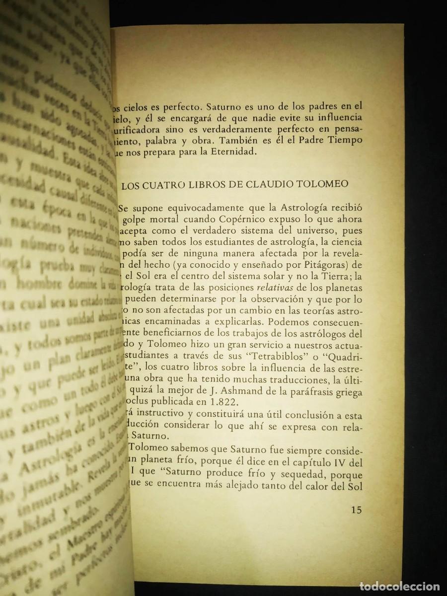 Libros de segunda mano: Saturno el segador - Alan Leo - Foto 2