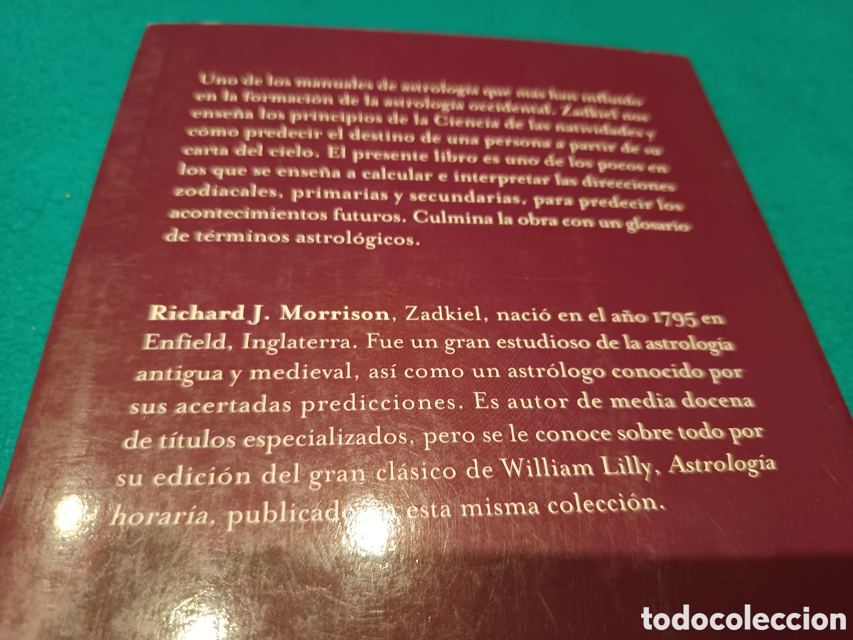 Libros de segunda mano: LA GRAM&Aacute;TICA DE LA ASTROLOG&Iacute;A - ZAFKIEL - EDICIONES OBLISCO - Foto 2
