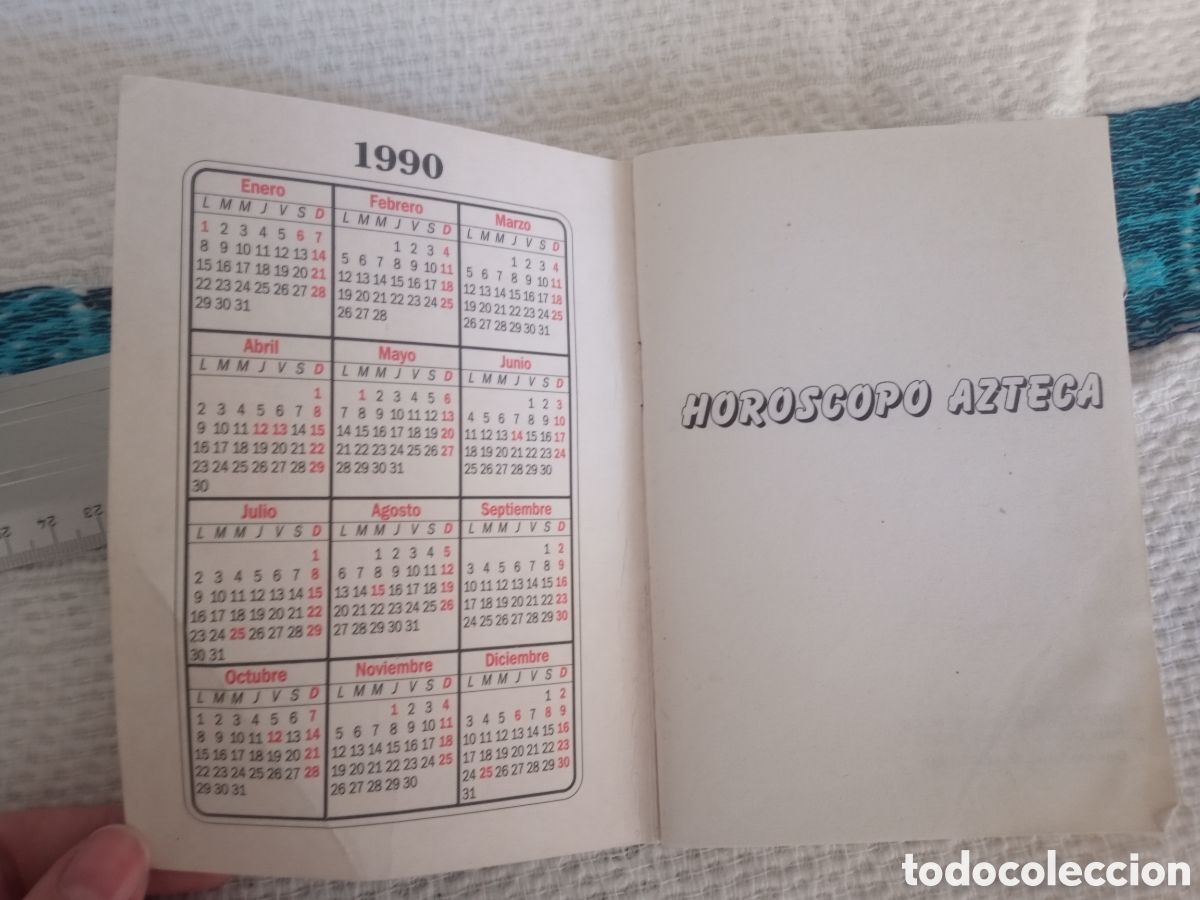 Libros de segunda mano: El hor&oacute;scopo azteca/ Interpretaci&oacute;n de los sue&ntilde;os MS 1987 - Foto 4