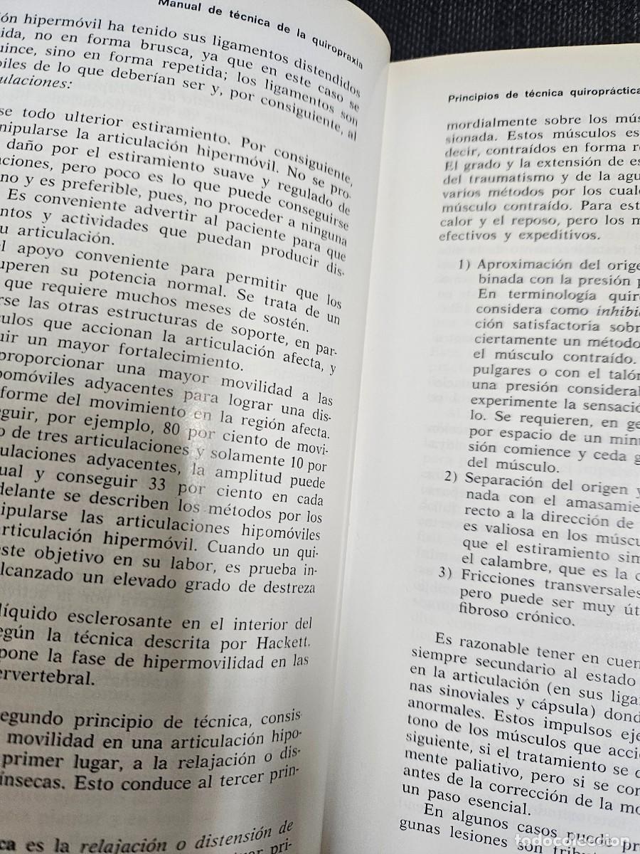 Libros de segunda mano: MANUAL DE TECNICAS DE LA QUIROPRAXIA - Foto 2