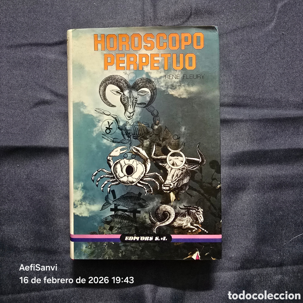 Libros de segunda mano: HOR&Oacute;SCOPO PERPETUO (RENE FLEURY) (EDITORS S.A.) - Foto 1
