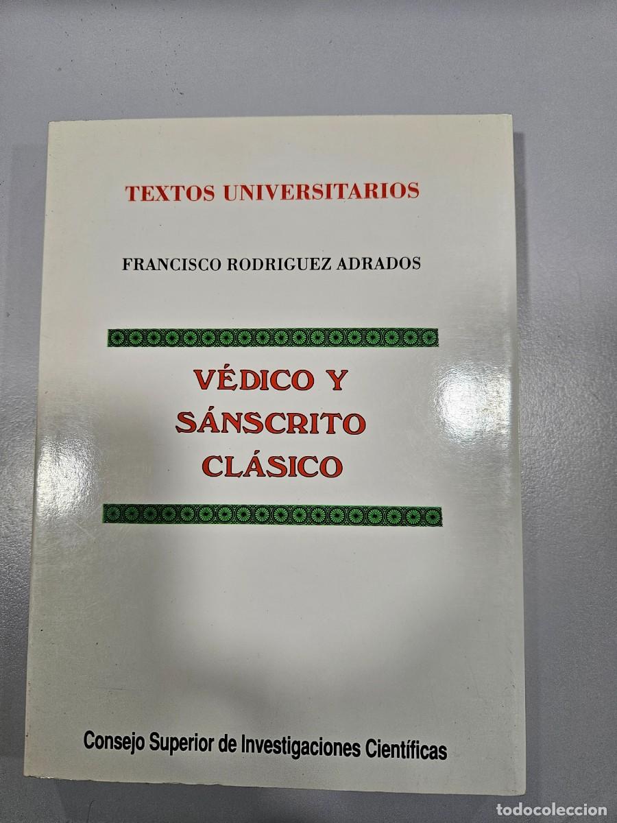 Libros de segunda mano: VEDICO Y SANSCRITO CL&Aacute;SICO - Foto 1