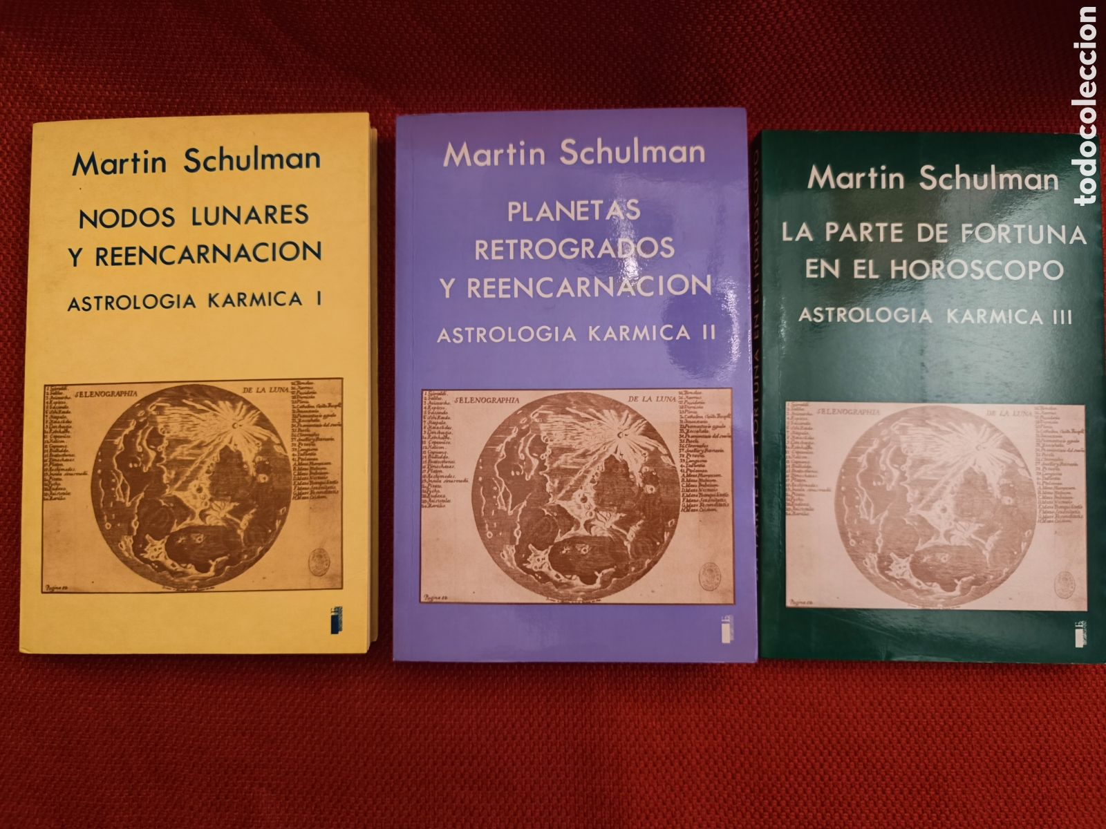 Libros de segunda mano: MART&Iacute;N SCHULMAN lote de tres libros Astrolog&iacute;a Karmica